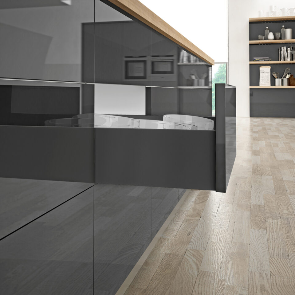 Cajón S-Line - 121 mm - Antracita