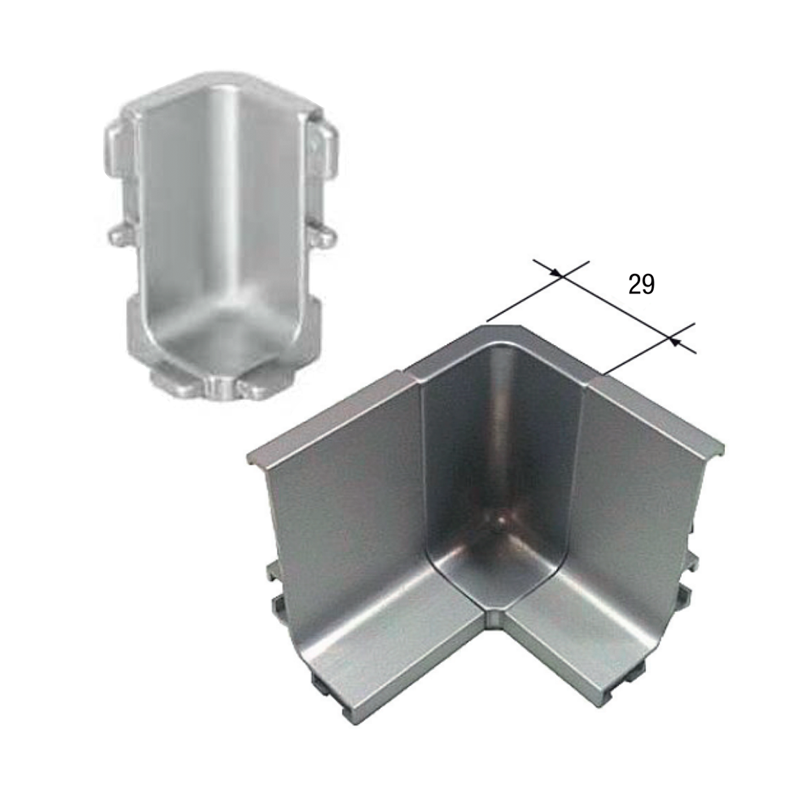 Escuadra gola interior "L"