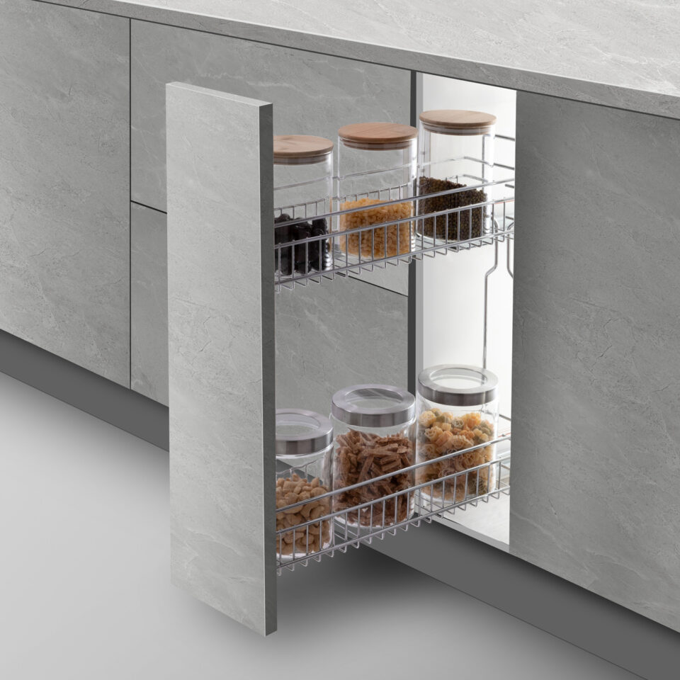 Especiero 2 niveles - Cromado