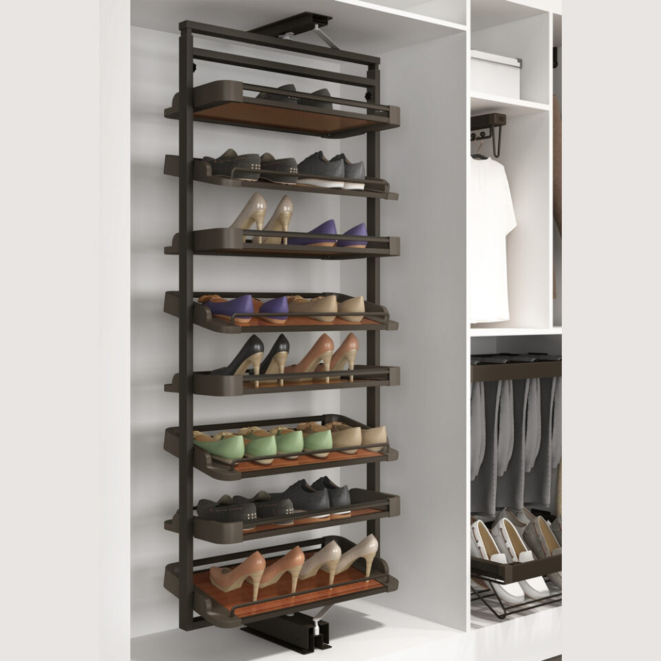 Zapatero columna giratoria