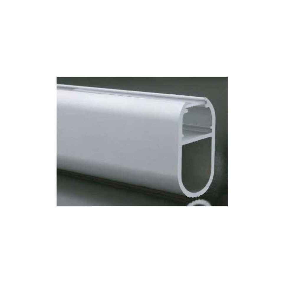 Perfil Tubo Closet - Aluminio