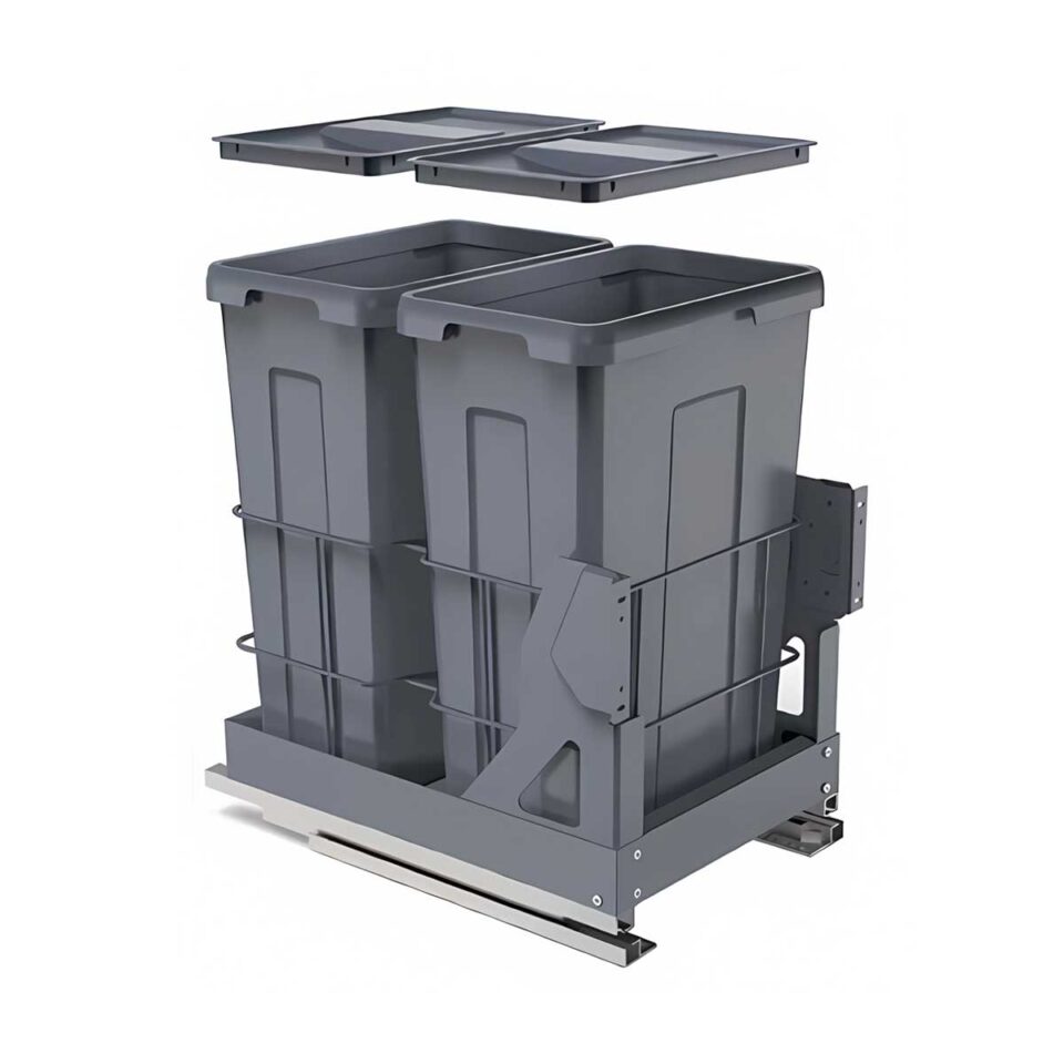 Basurero Extraíble Inther - 2 Cubos