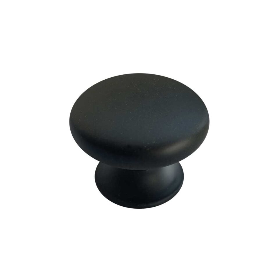 Pomo Chato Plano - Negro Mate